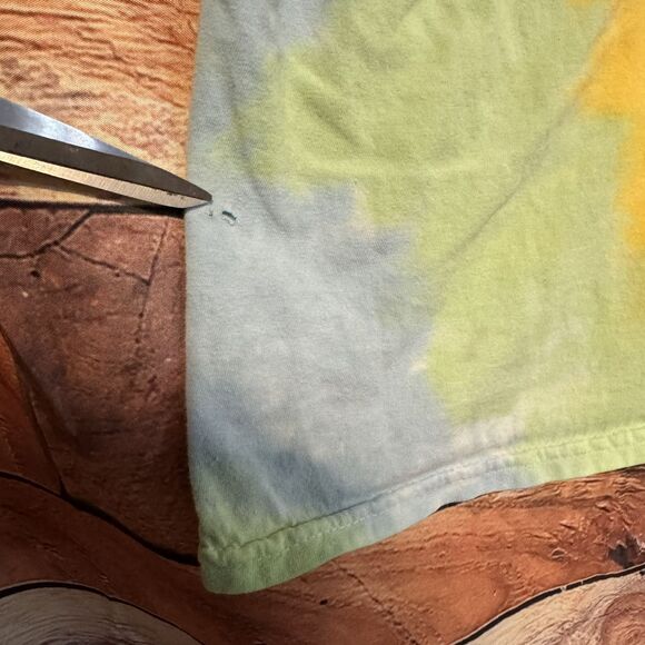 Revive M Tie Dye T-Shirt Short Sleeve Pastel Colorful Heart Beat Logo Skate - Picture 2 of 7